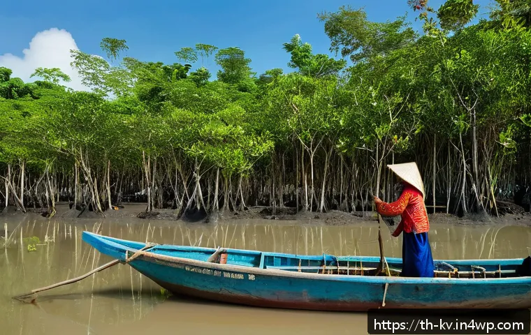 서식지 회복을 위한 생태계 서비스 이해하기 - A vibrant Southeast Asian community engaged in coastal ecosystem restoration in southern Thailand, f...